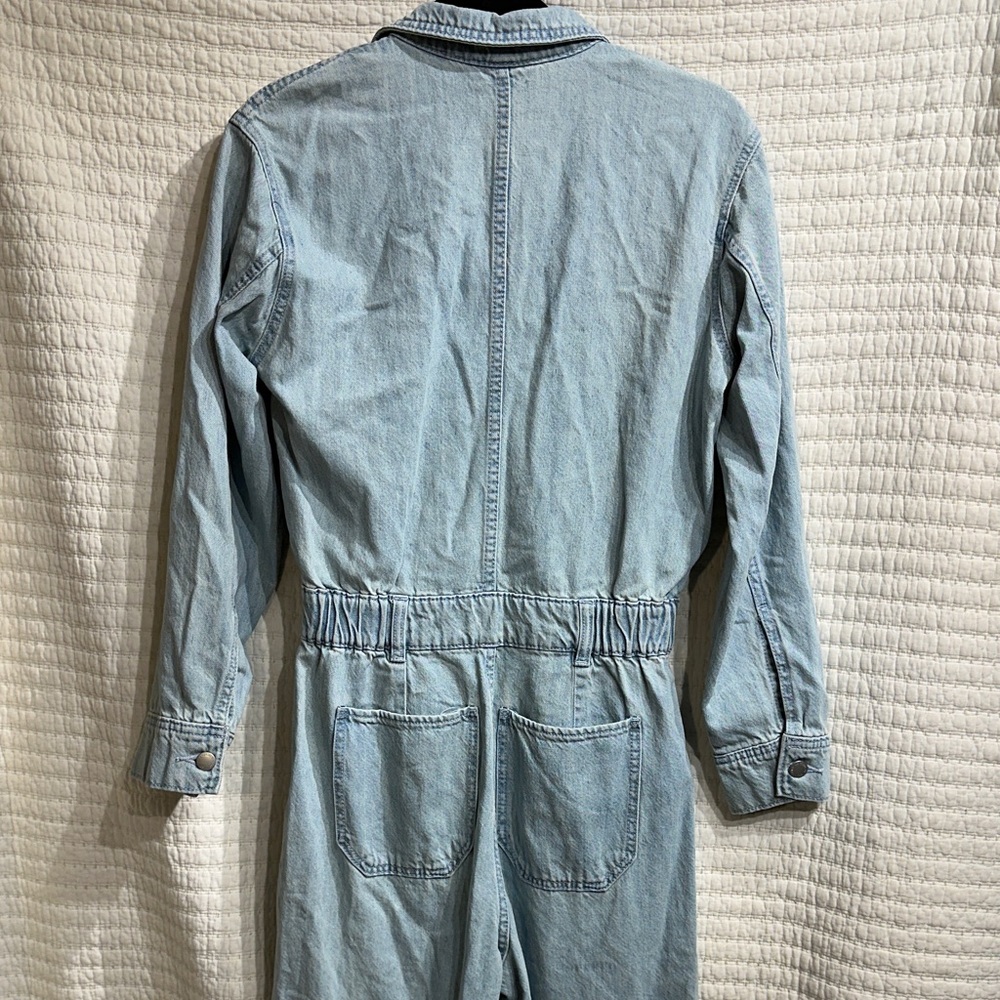 Universal Thread Soft Light Blue Denim Jumpsuit N… - image 7